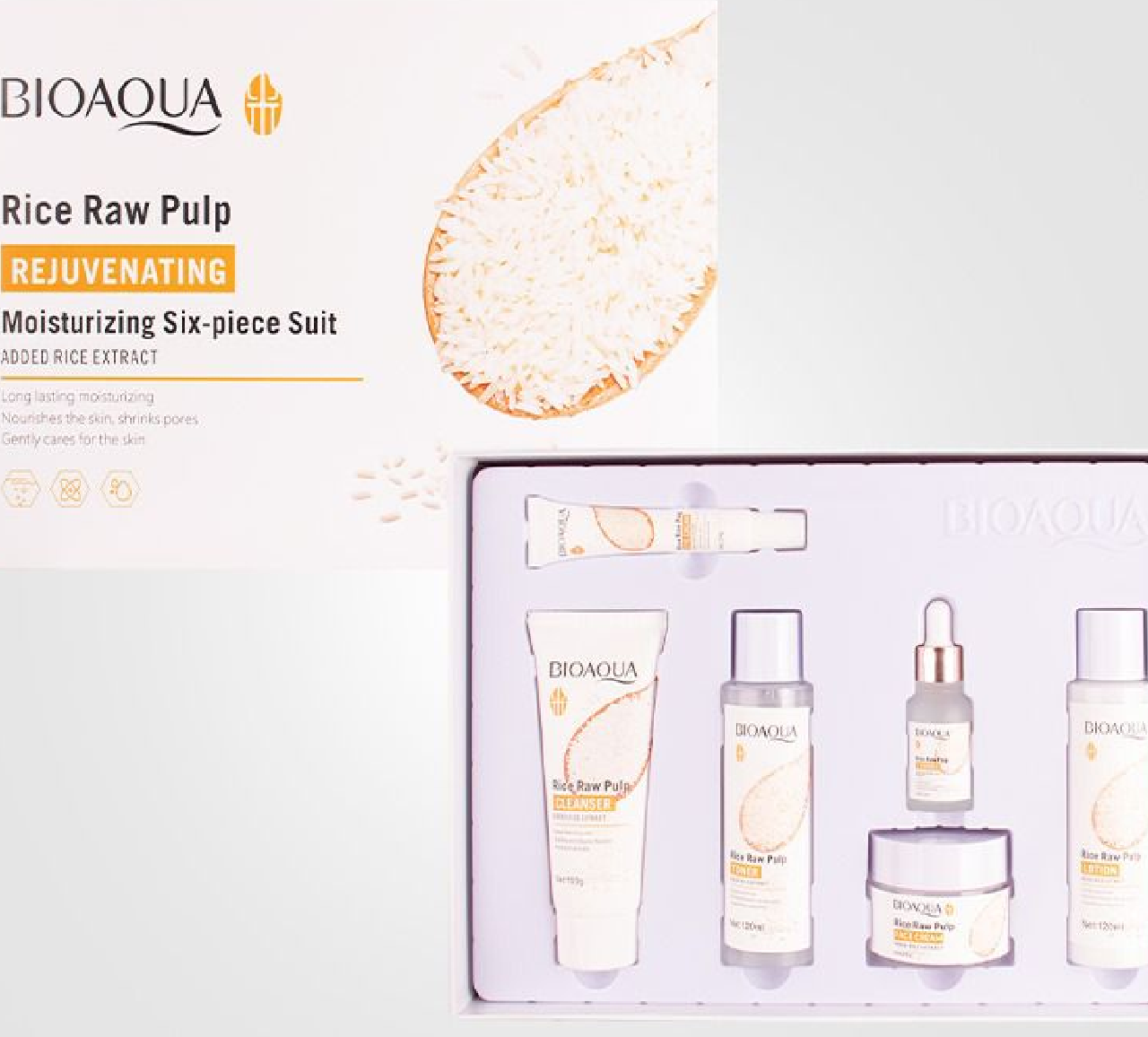 Set Bioaqua Extracto Arroz