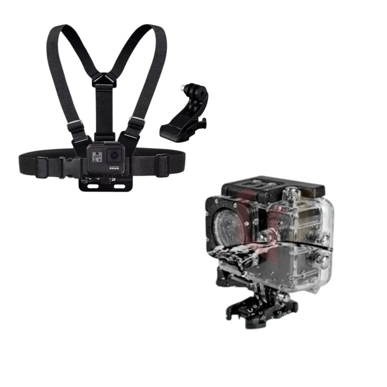 Combo Arnes y Camara 4k