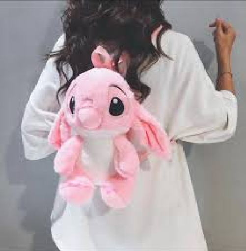 Llavero Maleta Stitch Rosa