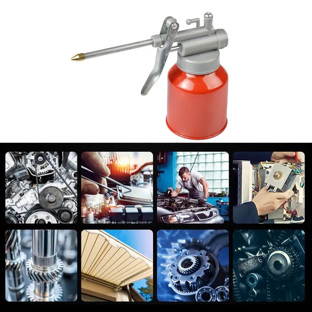 Aceitera Metálica Manual con Boquilla La