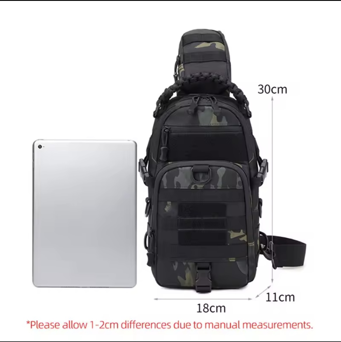 Miniatura 6 de MOCHILA TACTICA CRUZADA ACAMPAR AIRE LBR