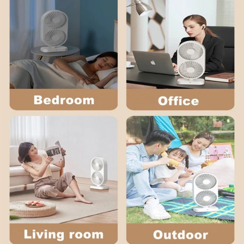 VENTILADOR DE TORRE CON 2 CABEZALES