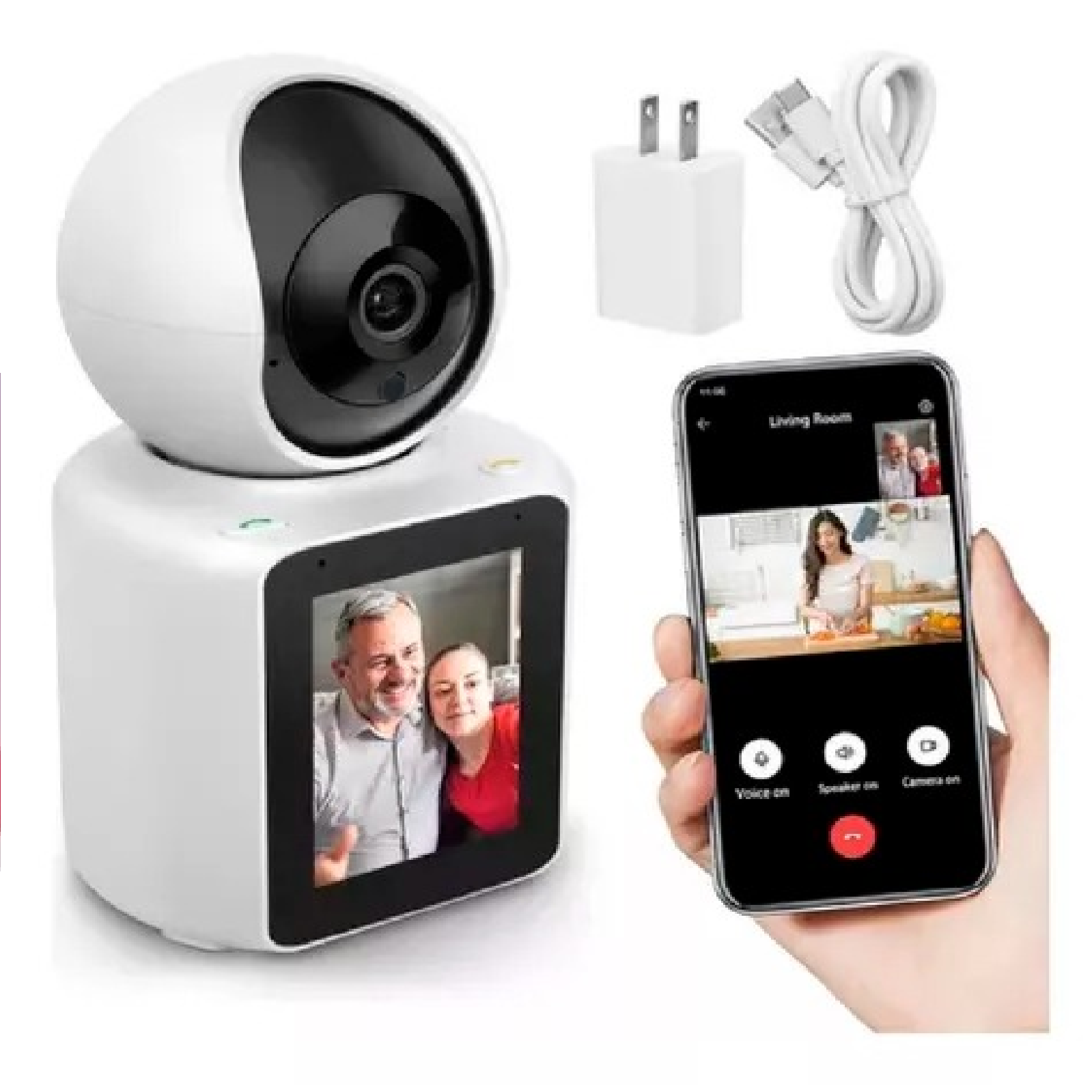 Cámara Inteligente WiFi con Pantalla