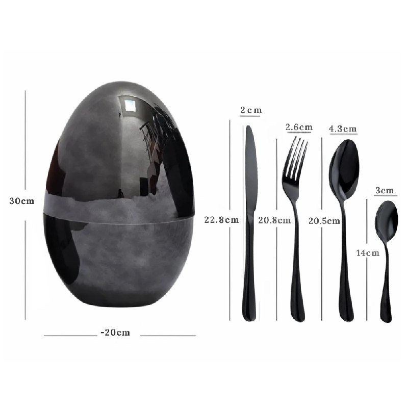 Miniatura 3 de Juego Cubiertos Acero Inoxidable 24 piez