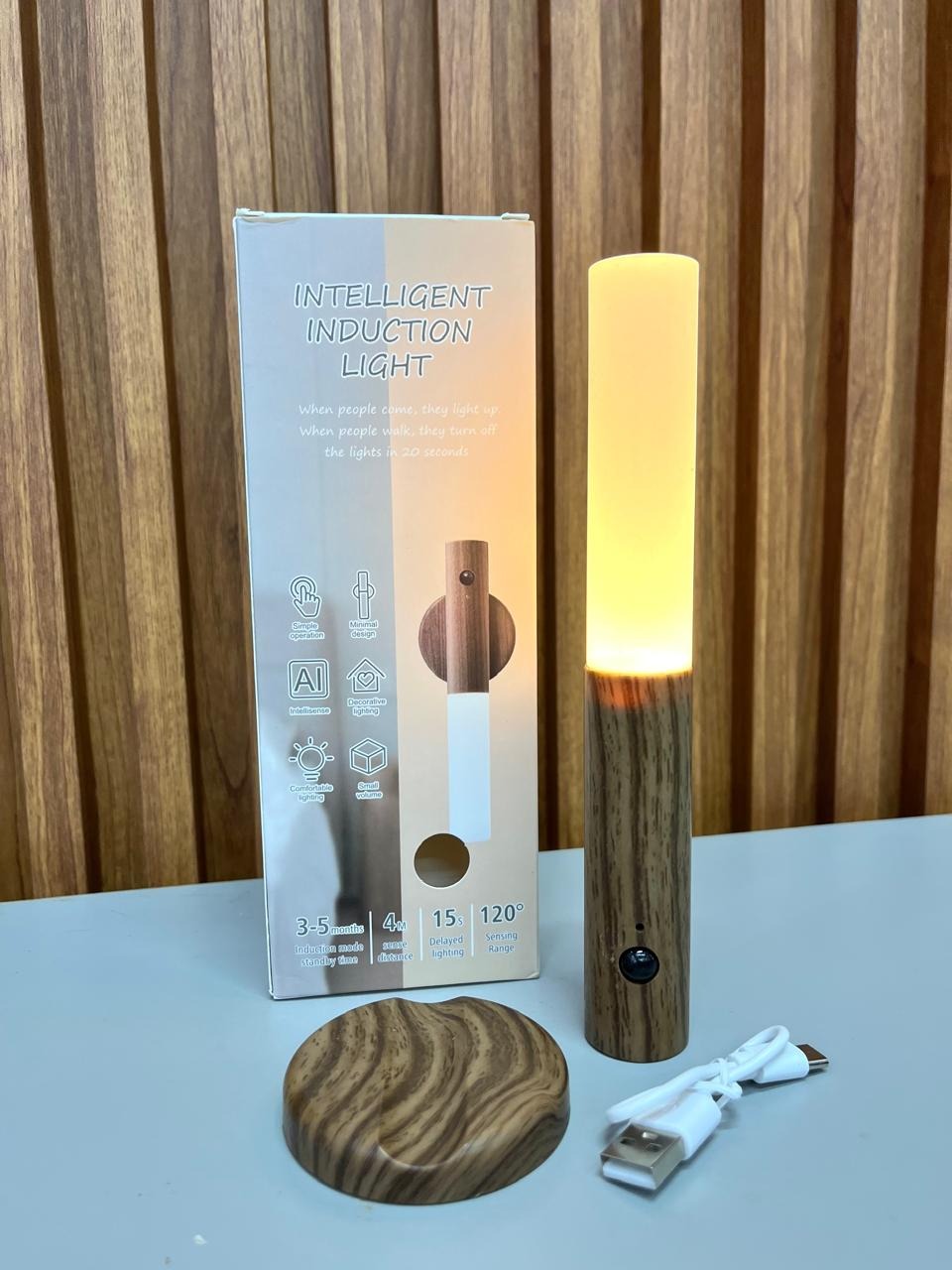 Lampara de Pared Con Sensor de Movimient