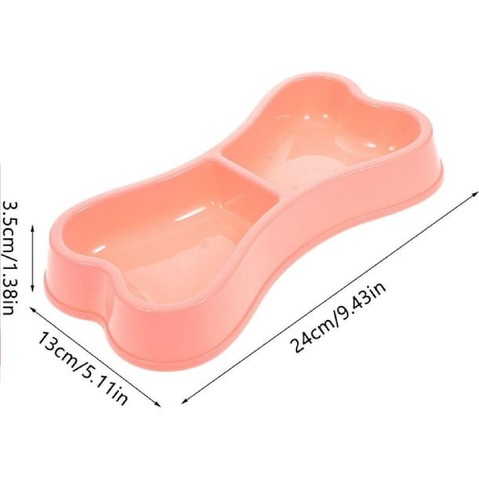 Tazón para Mascotas en Forma de Hueso