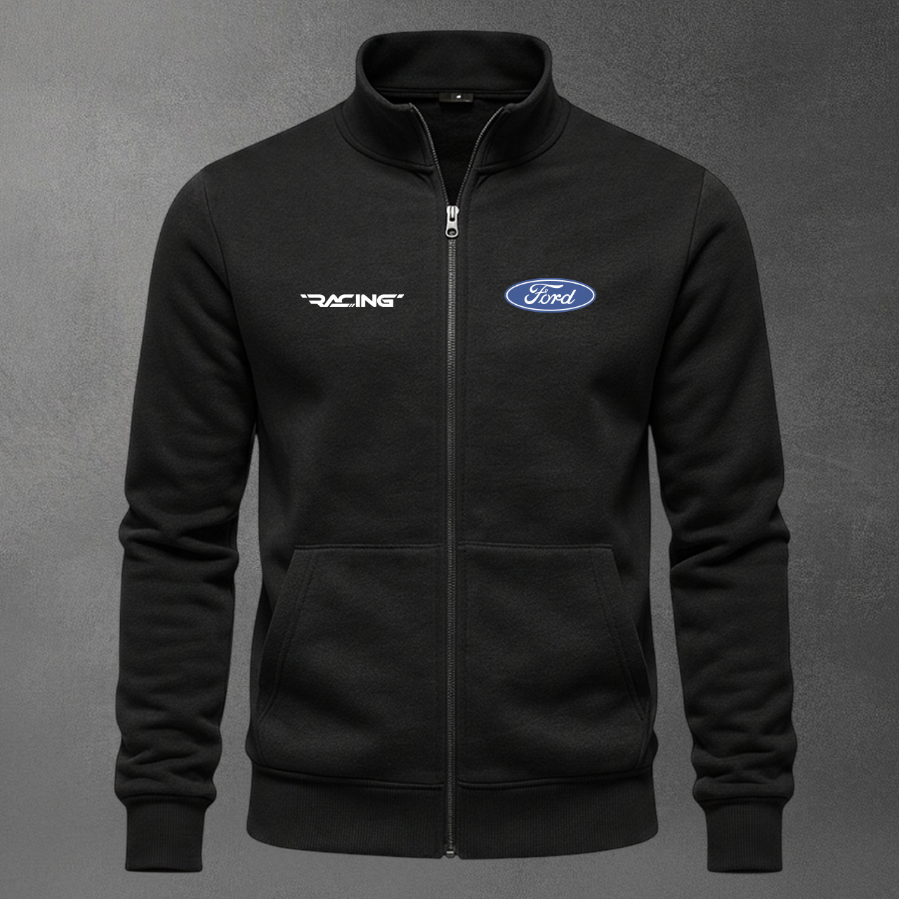BUZO CUELLO ALTO CARRO FORD BORDADO