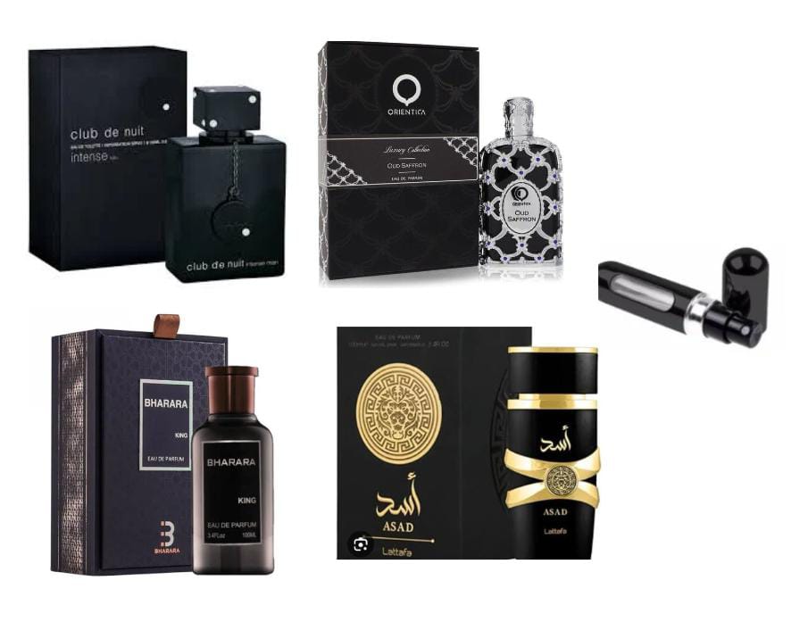club de nuit+oud saffron+bharara+asad+pe