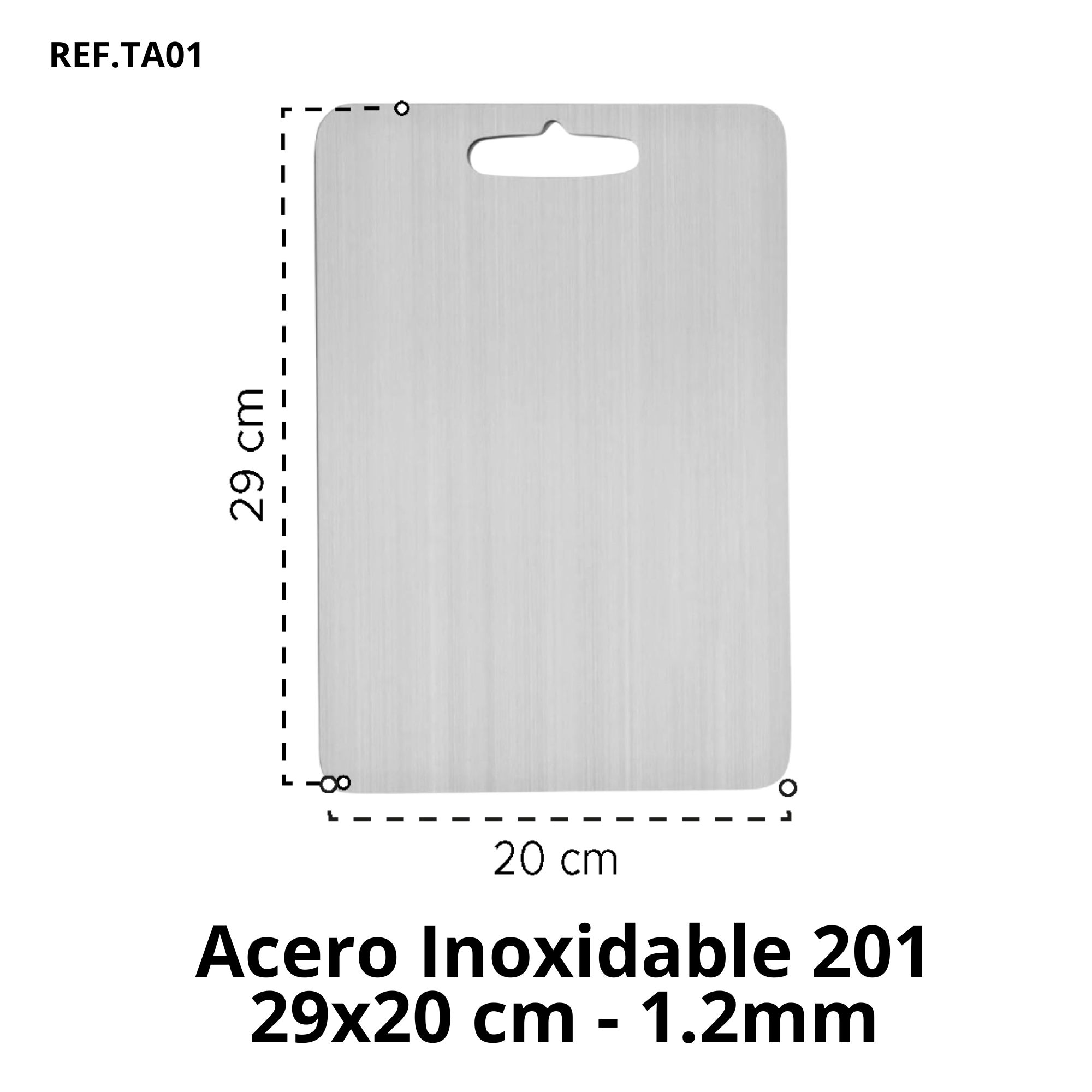 Miniatura 4 de Combo Tabla Acero Peq + Set Cuchillos x6