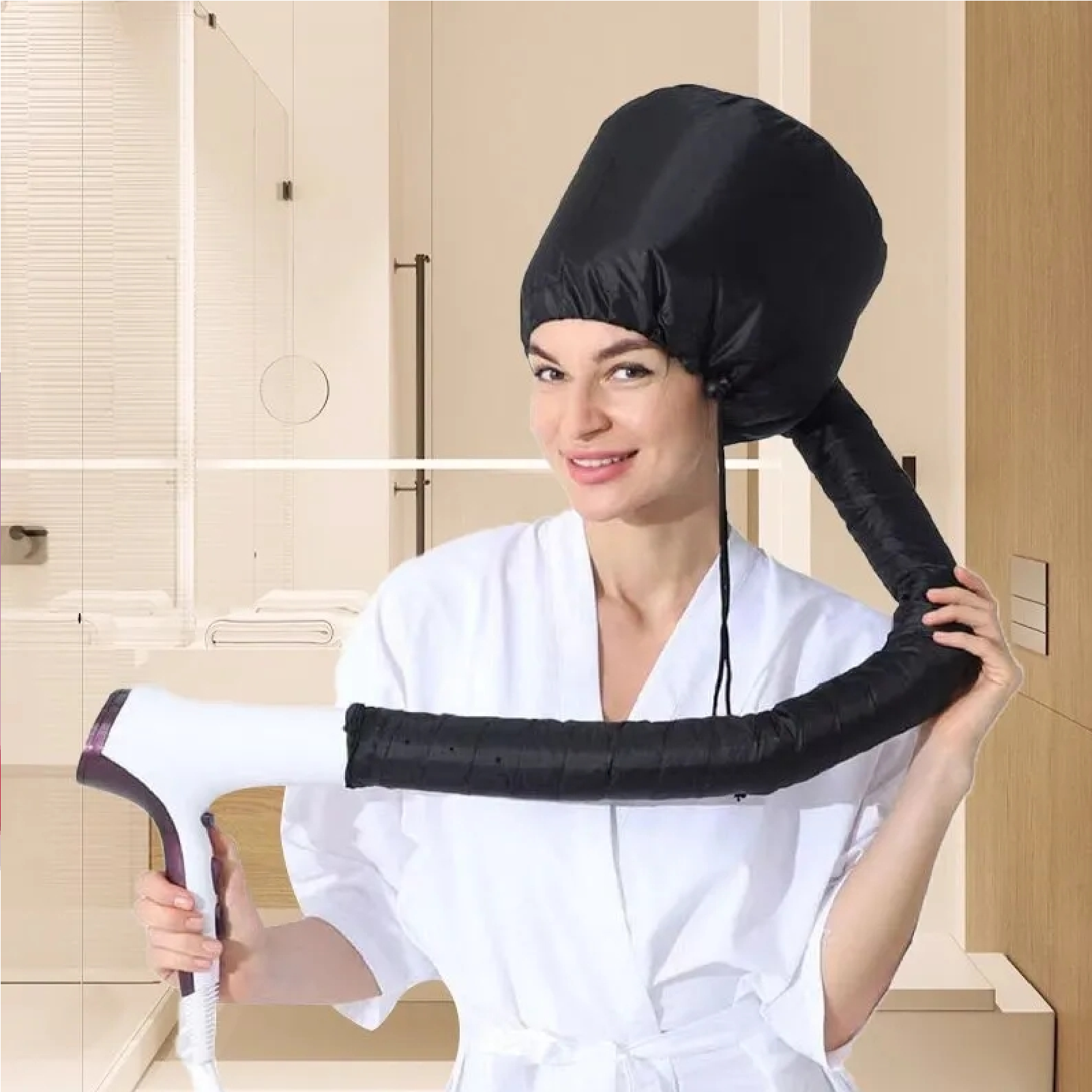 Secador de Cabello con Gorra de Aire Cal