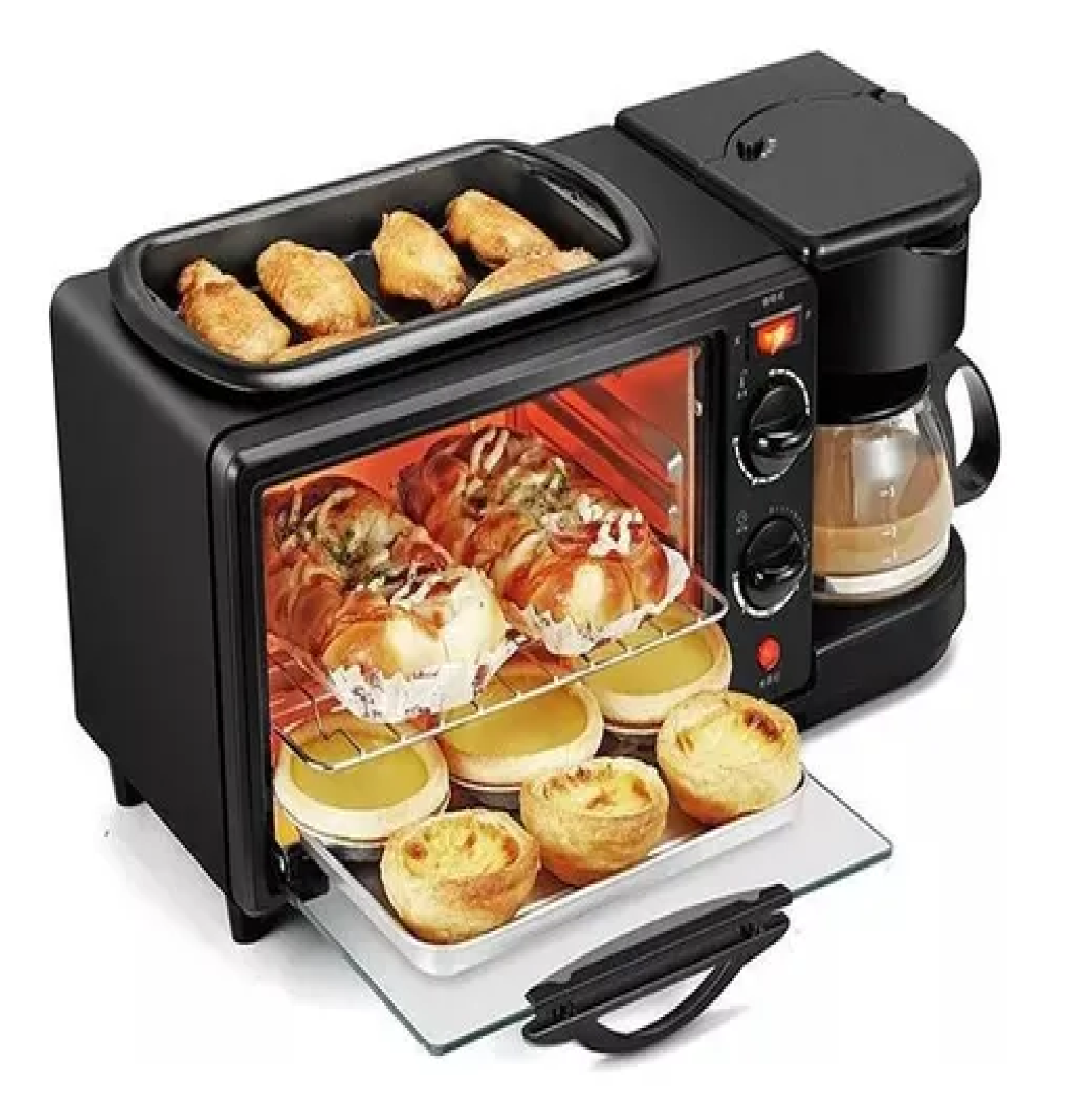 Máquina Multifuncional de Café y Pan