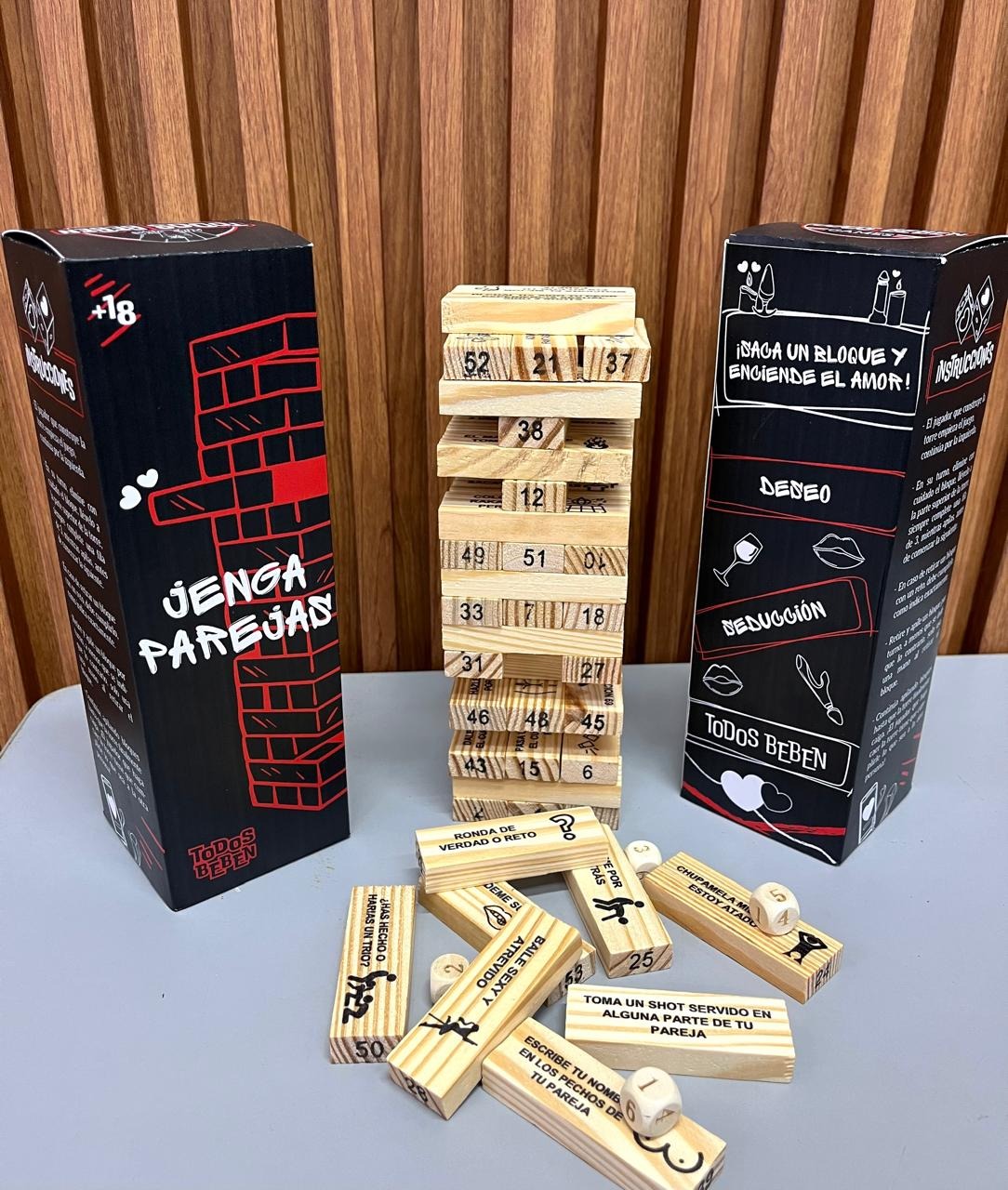 Miniatura 2 de Jenga Erótico para Parejas 54 Piezas
