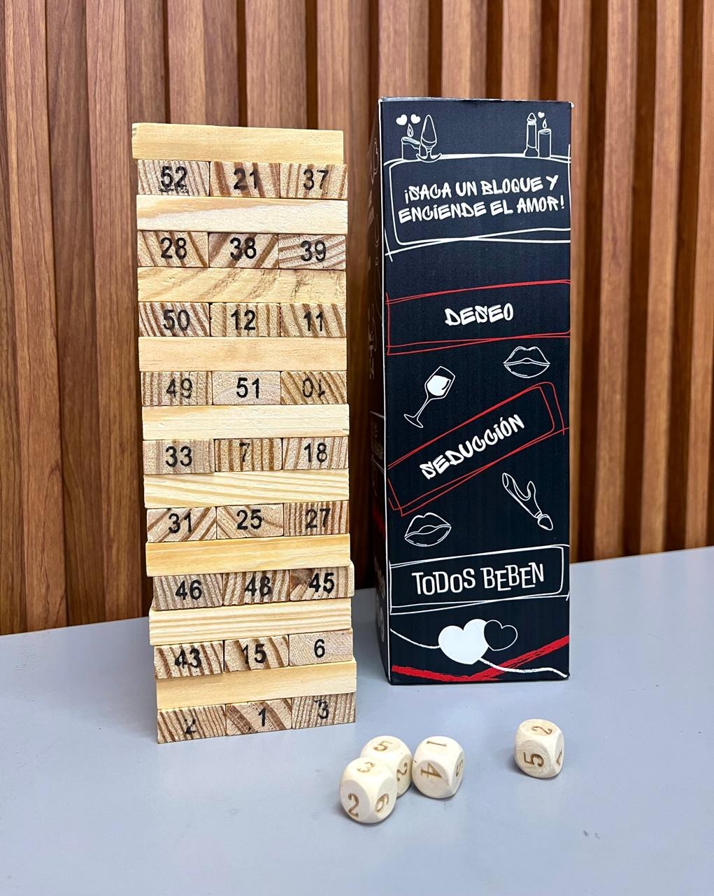 Miniatura 4 de Jenga Erótico para Parejas 54 Piezas