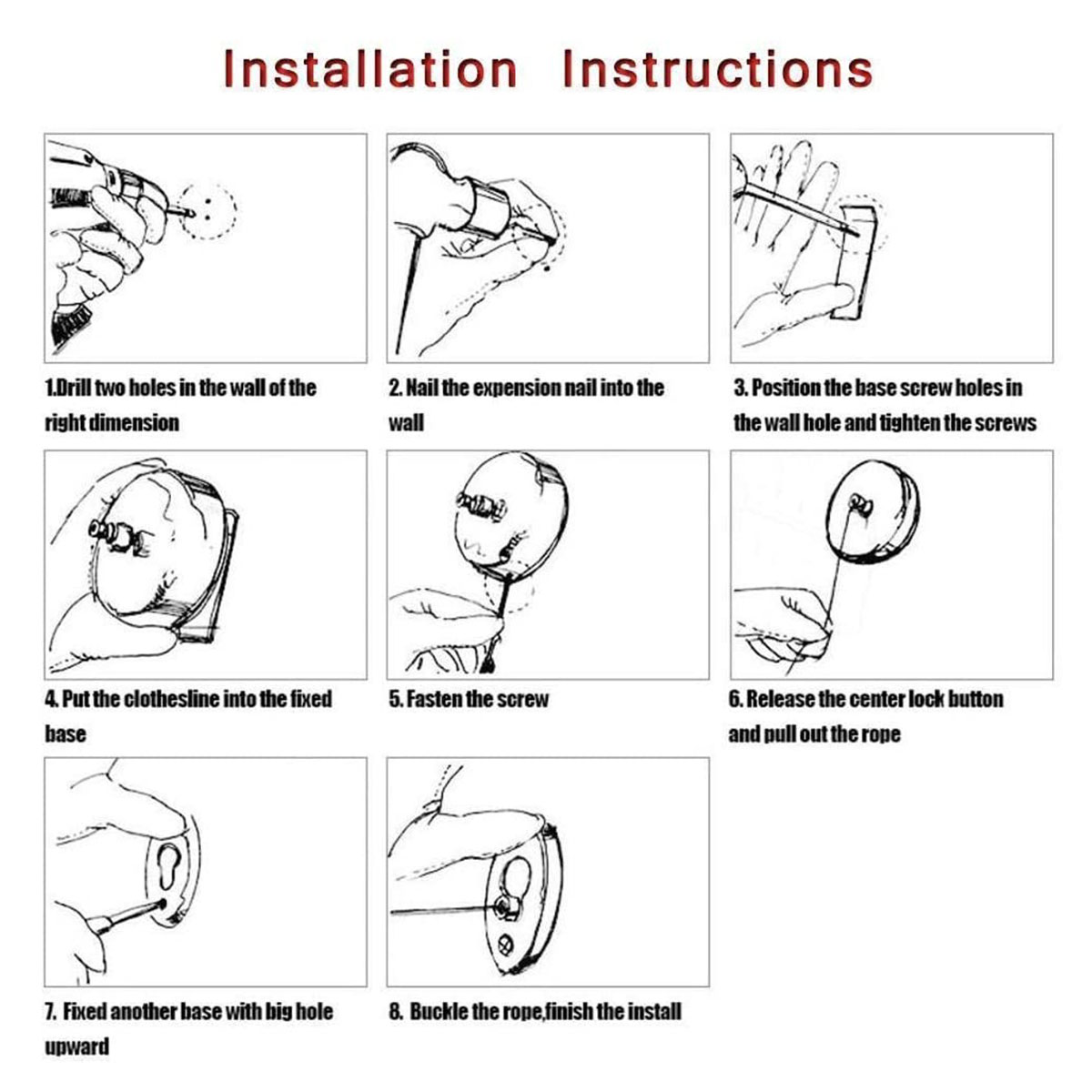 Miniatura 4 de tendedero retractil tipo timbre