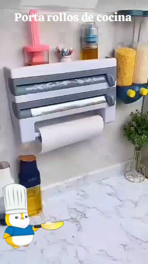 Porta Rollos de Cocina