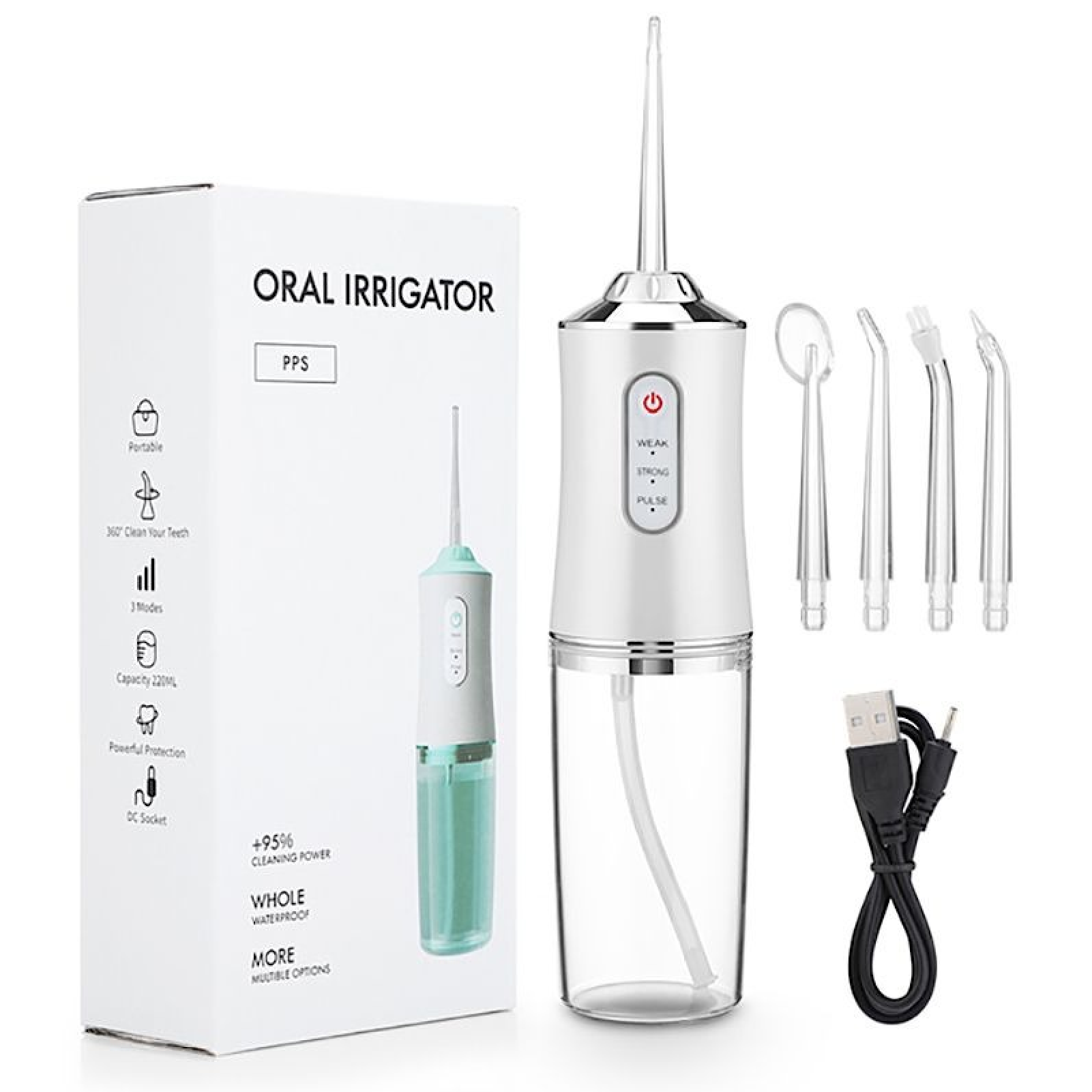 Irrigador oral portatil