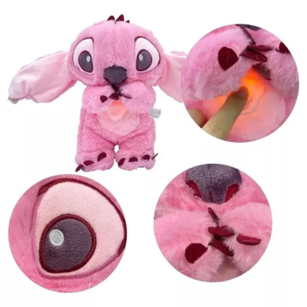 Miniatura 4 de Stitch Peluche Rosado Que Respira