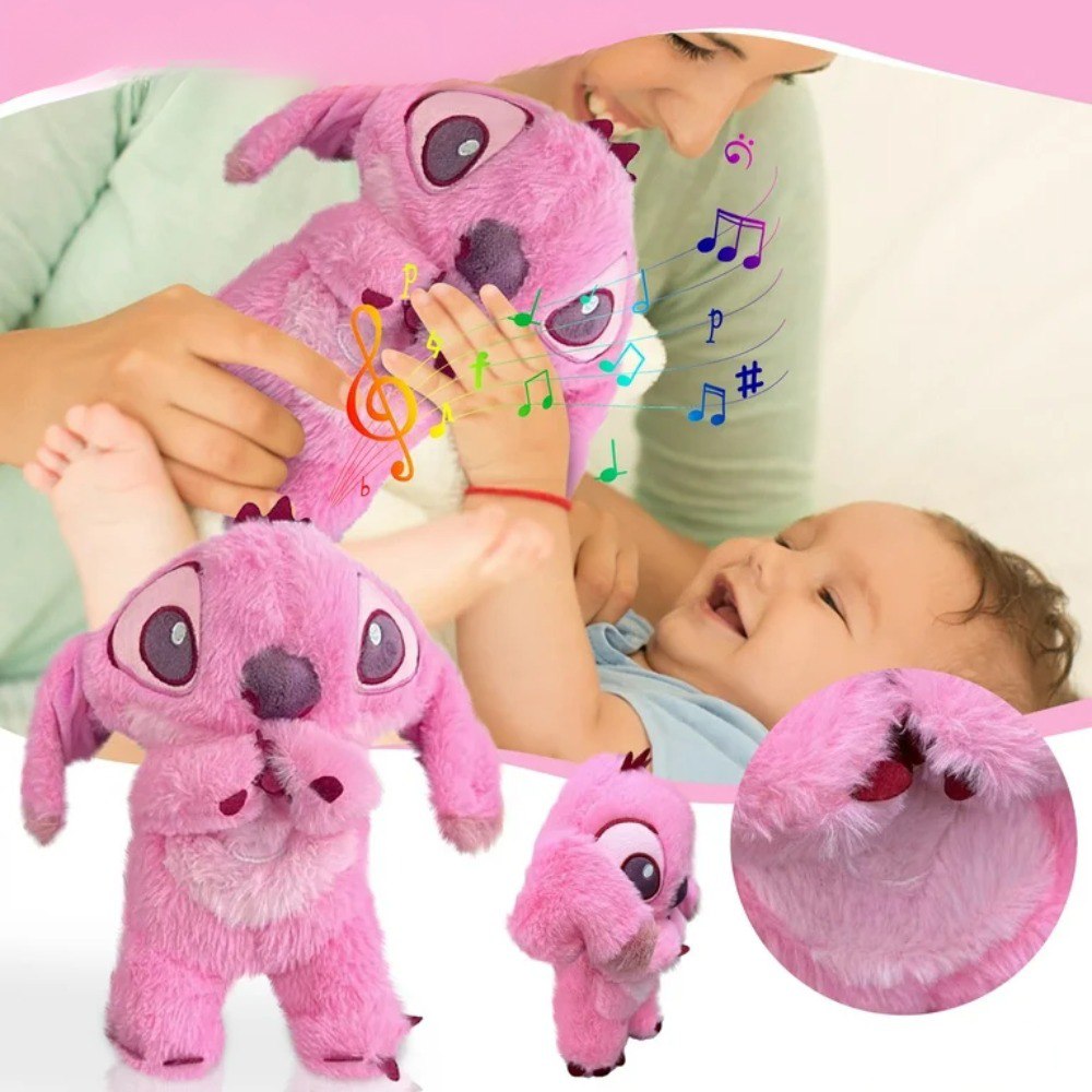 Stitch Peluche Rosado Que Respira