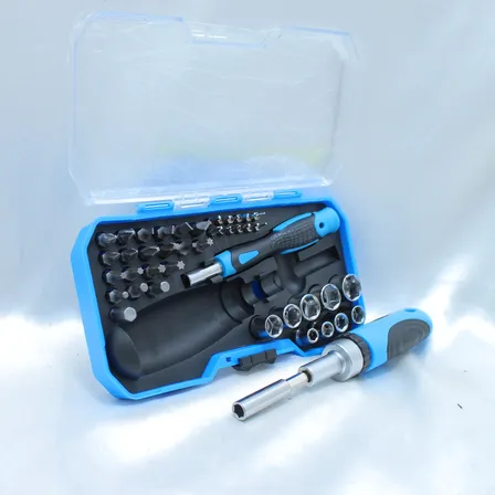 Set destornillador y rachet x 34 pcs en