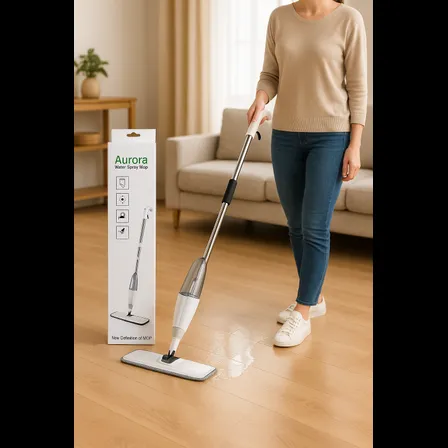 Miniatura 2 de SET TRAPERO / MOPA CON MANGO Y SPRAY