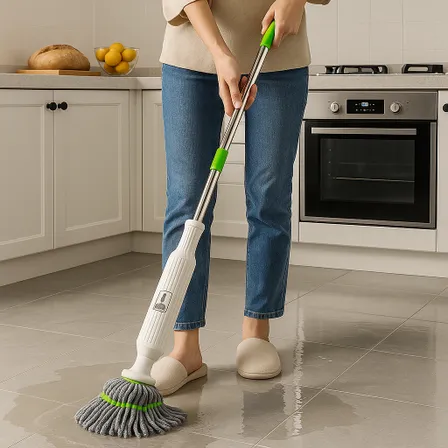 Trapero Retráctil con Sistema de Escurr