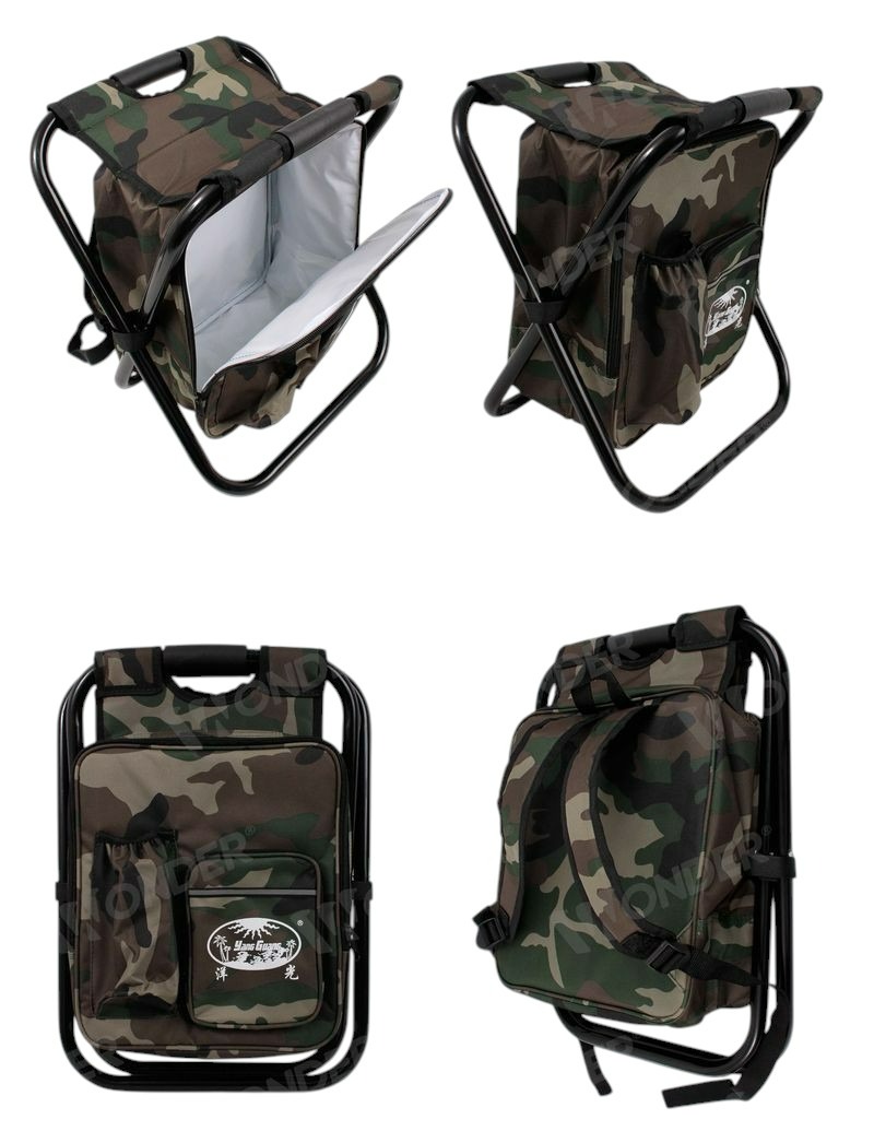 Silla Morral Para Camping Camuflada