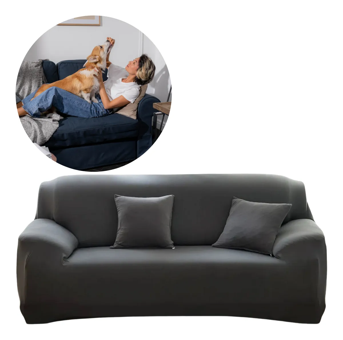 Miniatura 2 de FUNDA DE SOFA 2 PUESTOS