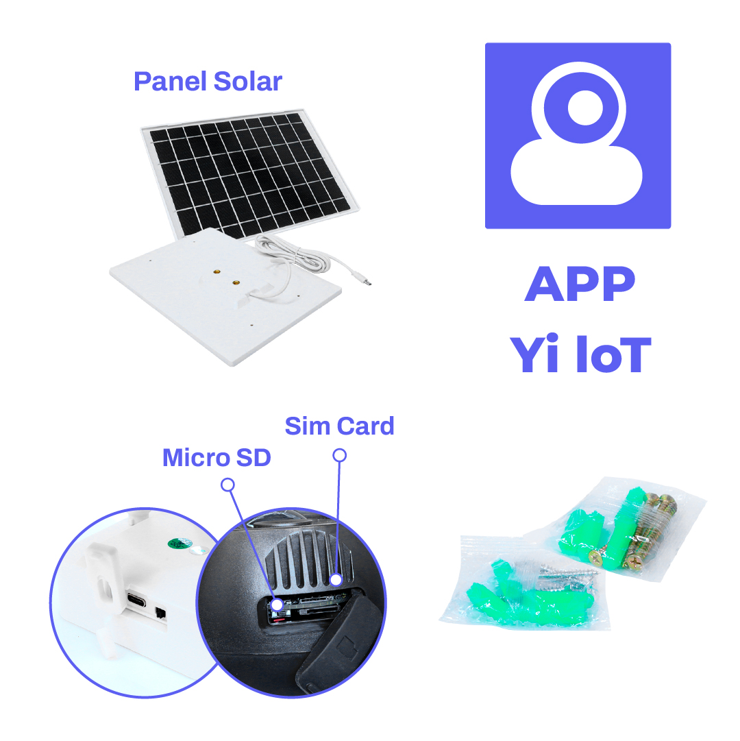 Videocámara solar 4G