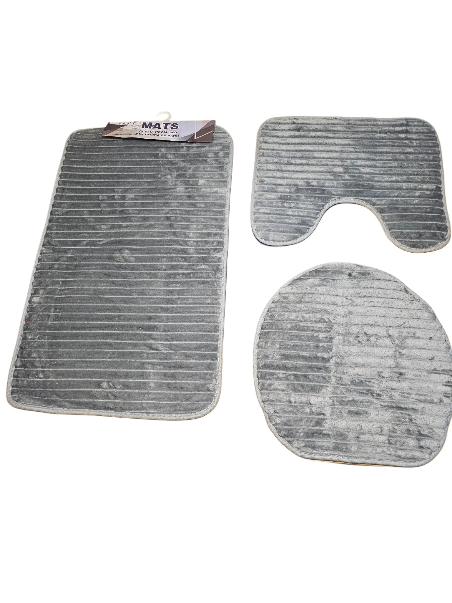 Juego de tapetes de baño 3 piezas