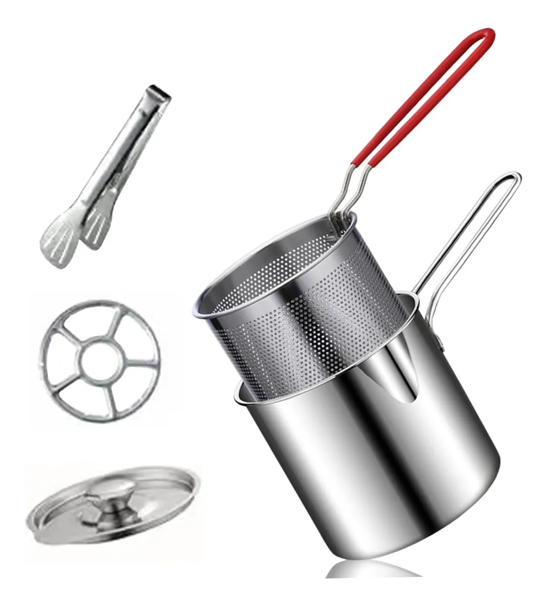 Miniatura 8 de Olla Freidora Acero Inoxidable