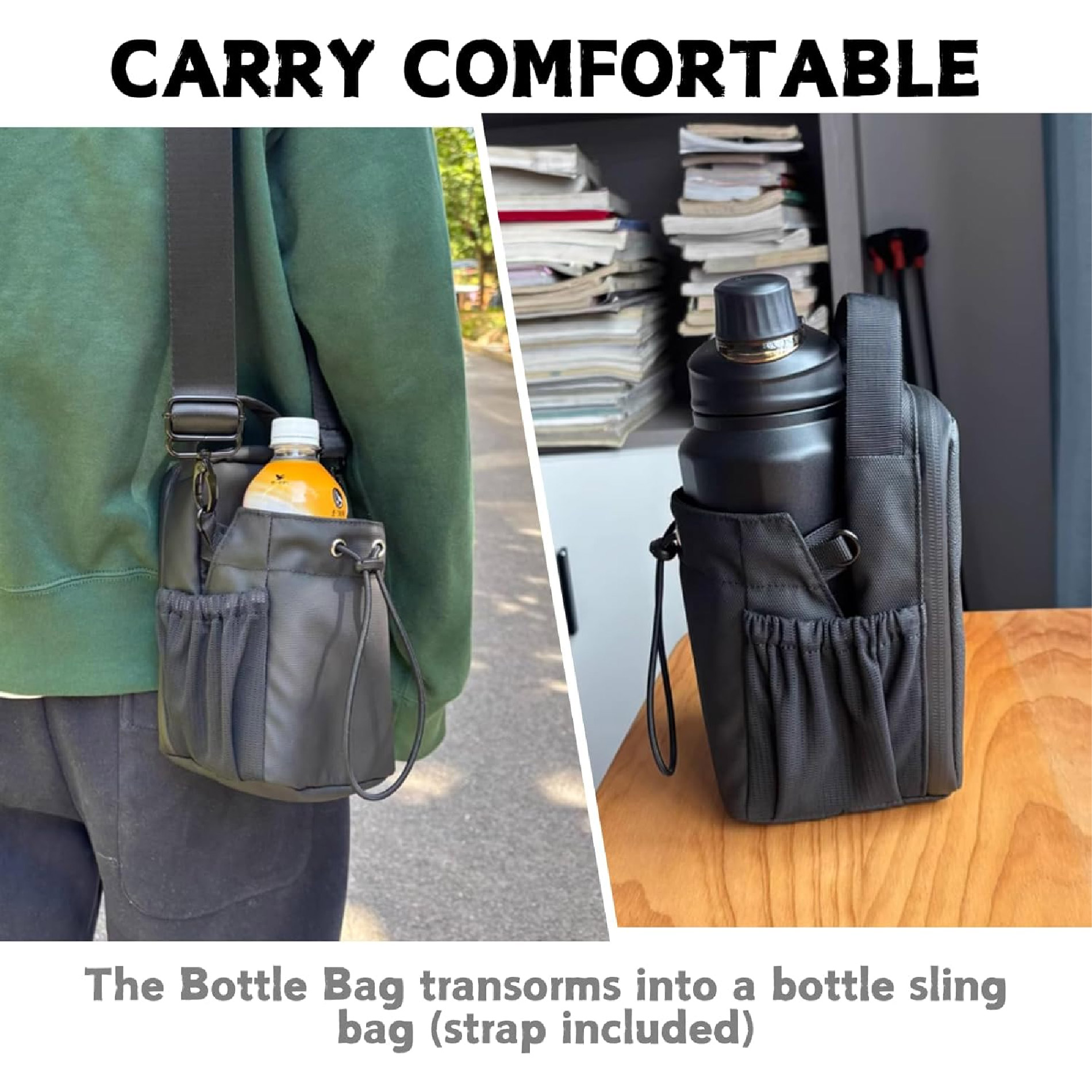 Miniatura 3 de Bolso Deportivo Porta Botella Magnético