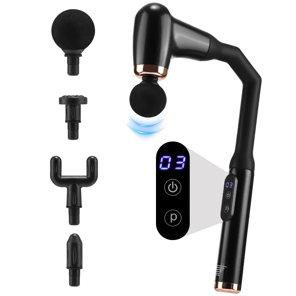 Miniatura 3 de MASAJEADOR FASCIAL GUN CON EXTENSOR