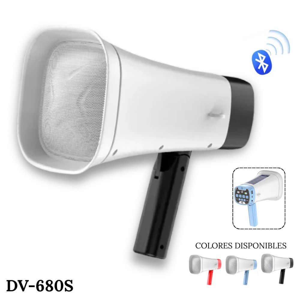 Miniatura 2 de Megafono Perifoneo Recargable DV-680S