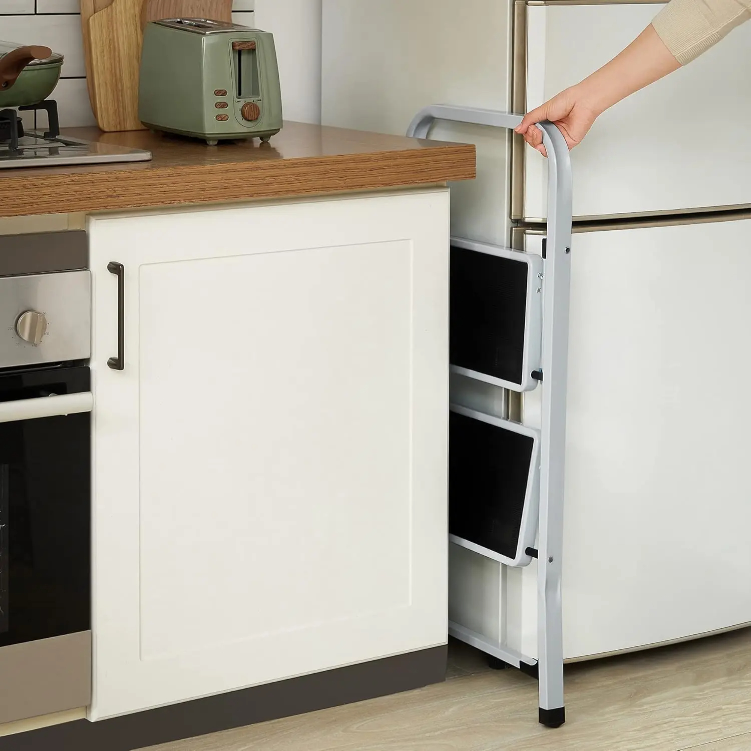 Miniatura 4 de Escalera Plegable 2 Pasos Acero