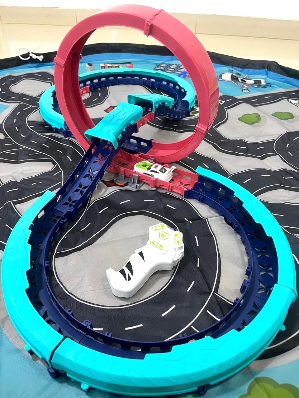 Miniatura 4 de Pista de Carros Turbo Loop con Tapete