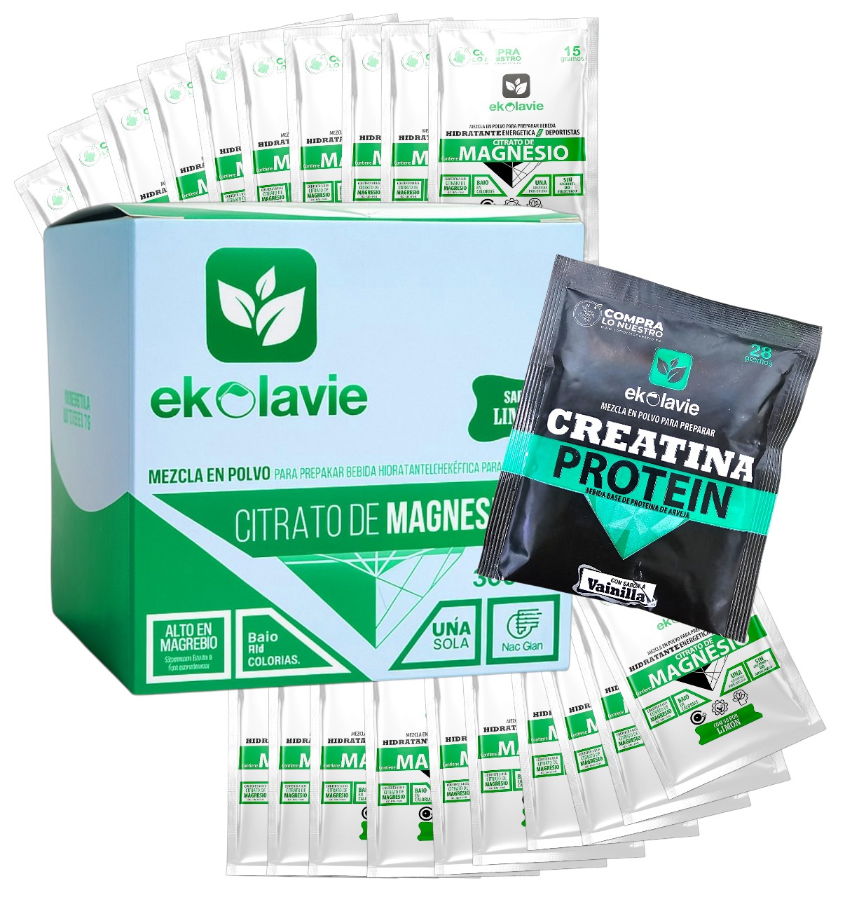 Caja de 20 sachets Magnesio con creatina