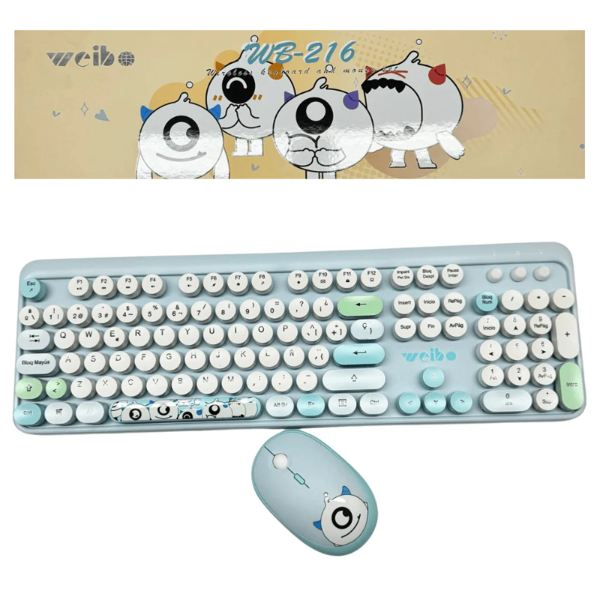 Miniatura 2 de COMBO TECLADO INALAMBRICO WB-216