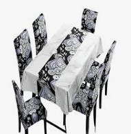 Miniatura 2 de set mantel metálico  +6 fundas sillas