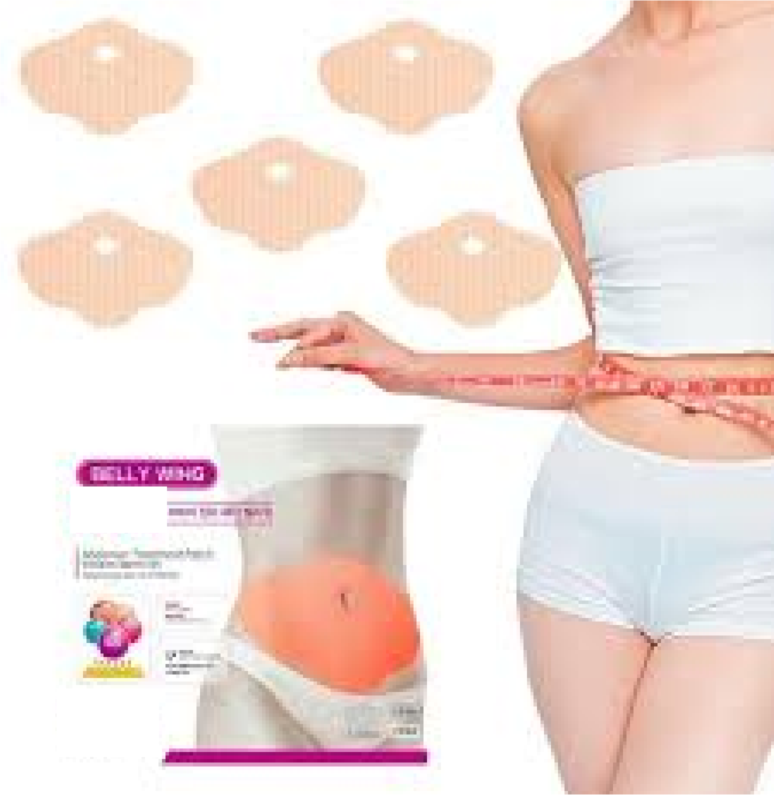 Vista 3 de Parche Adelgazante Abdominal - CAJA: UNA CAJA