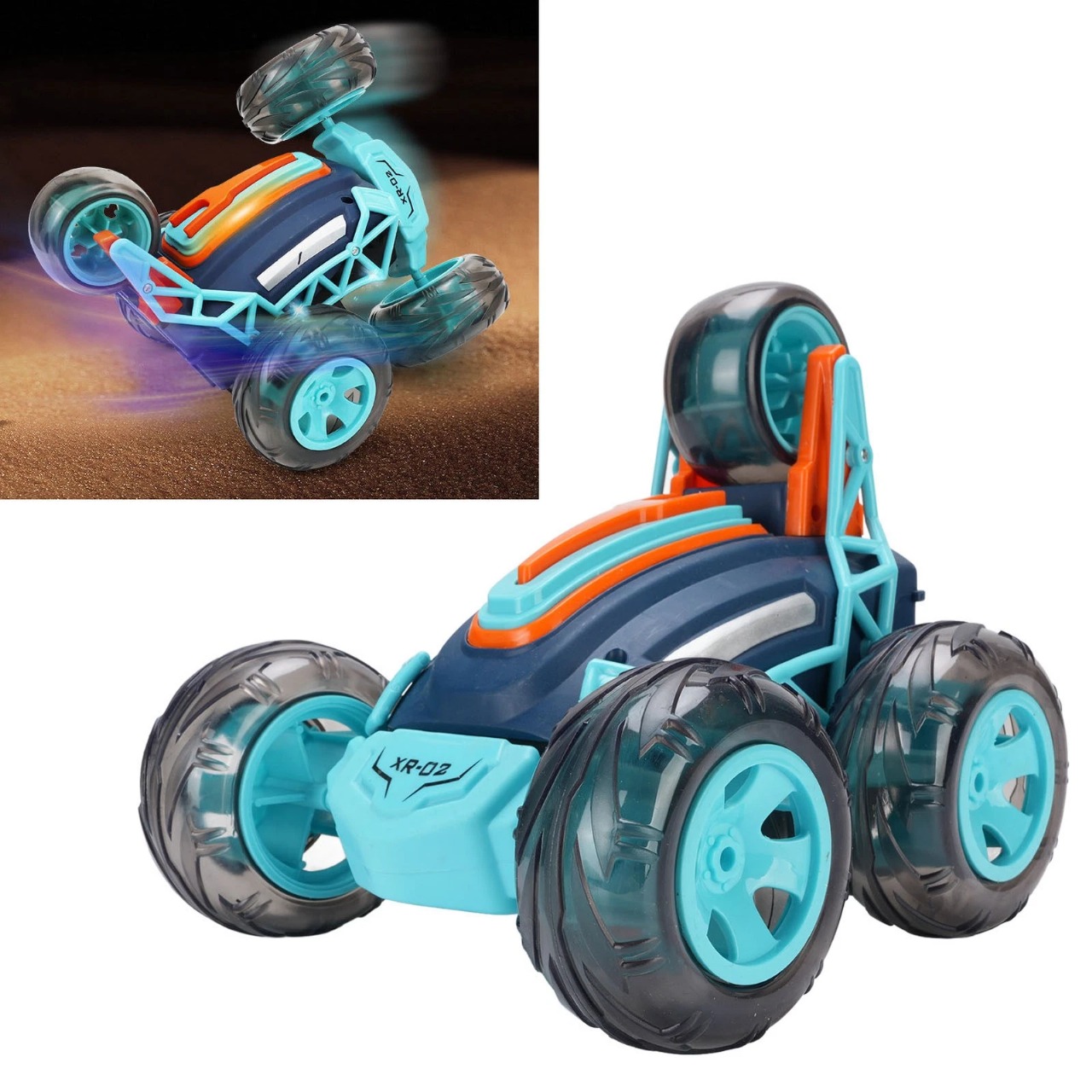 Carro Loco 360° con Luces LED