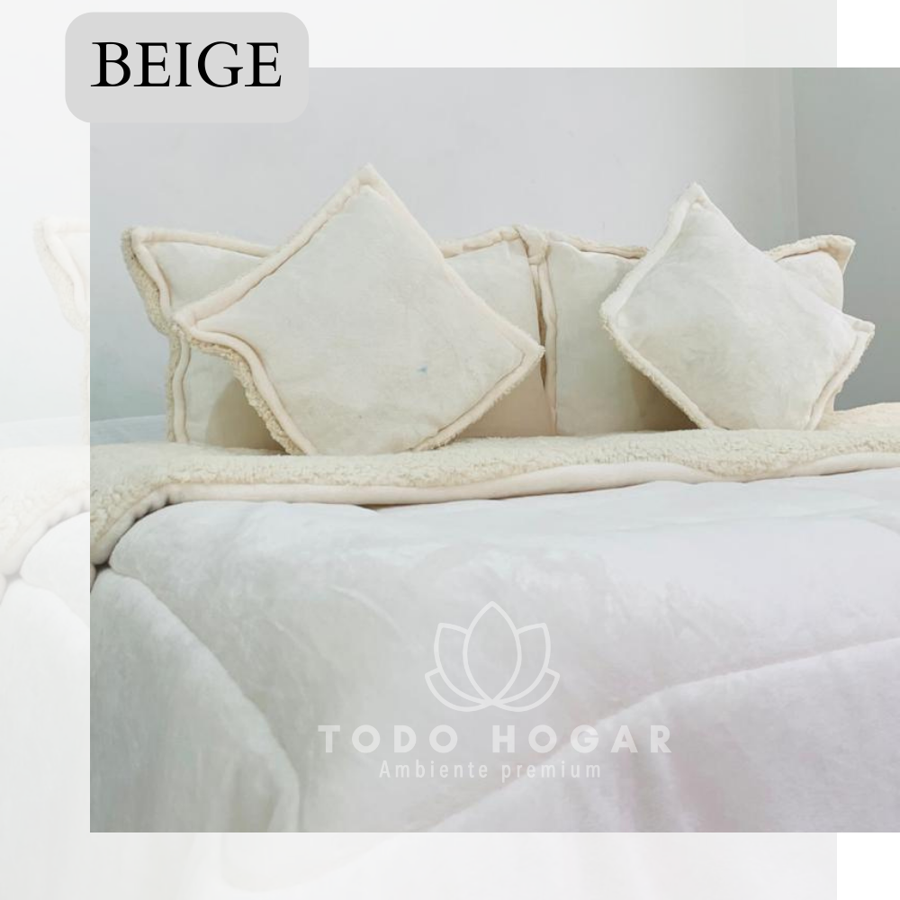 Miniatura 8 de ACOLCHADO PIEL DURAZNO CON OVEJERO 1.40