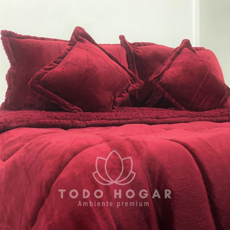 Miniatura 4 de ACOLCHADO PIEL DURAZNO CON OVEJERO 1.40