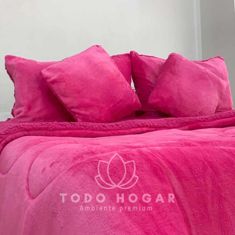 Miniatura 7 de ACOLCHADO PIEL DURAZNO CON OVEJERO 1.40