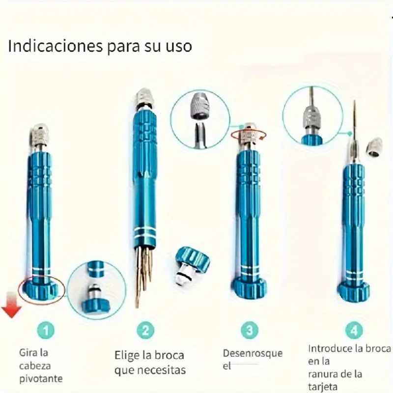 Miniatura 6 de Kit De Destornillador De Precision 5En1