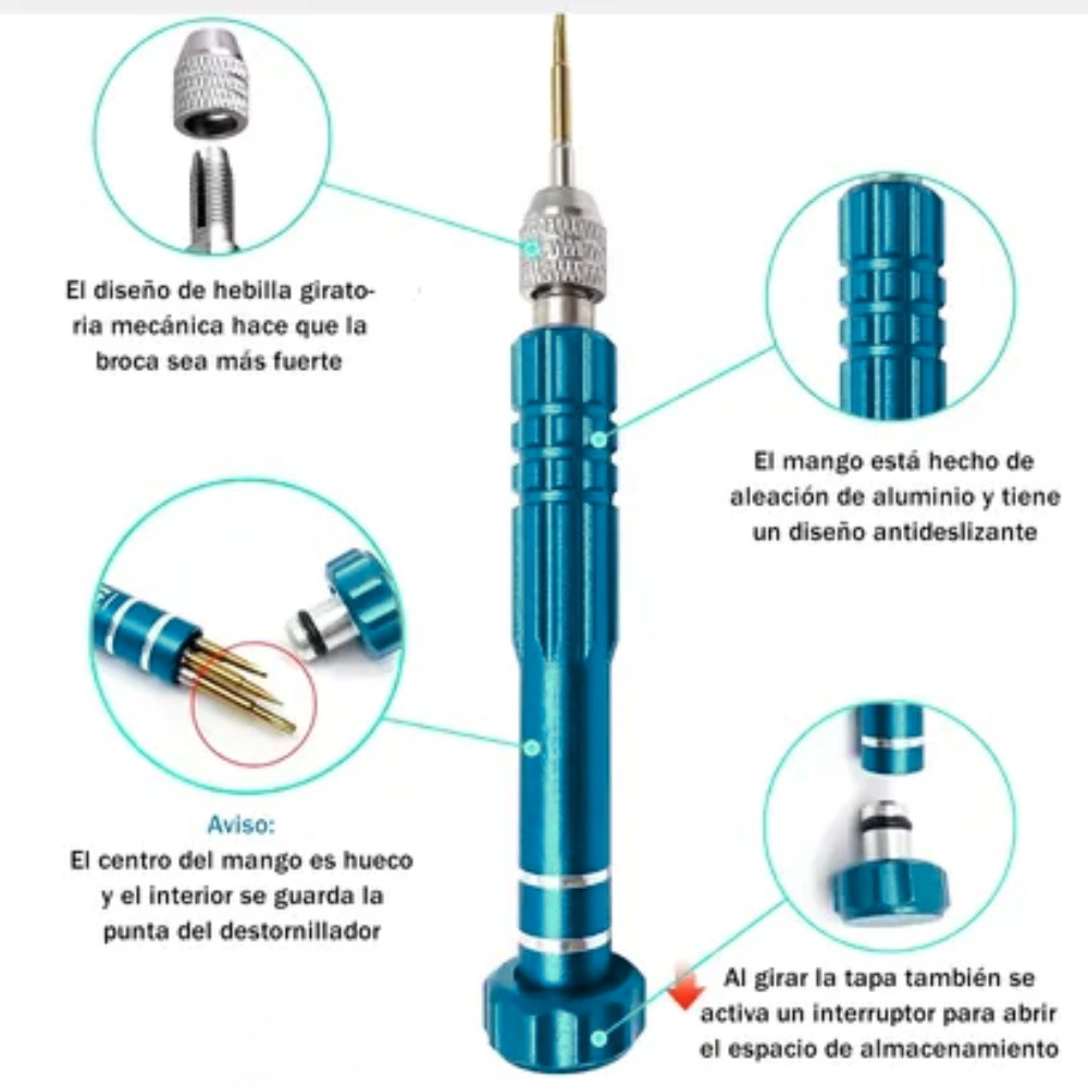 Kit De Destornillador De Precision 5En1