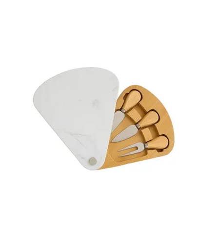 Tabla y accesorios de queso con tapa
