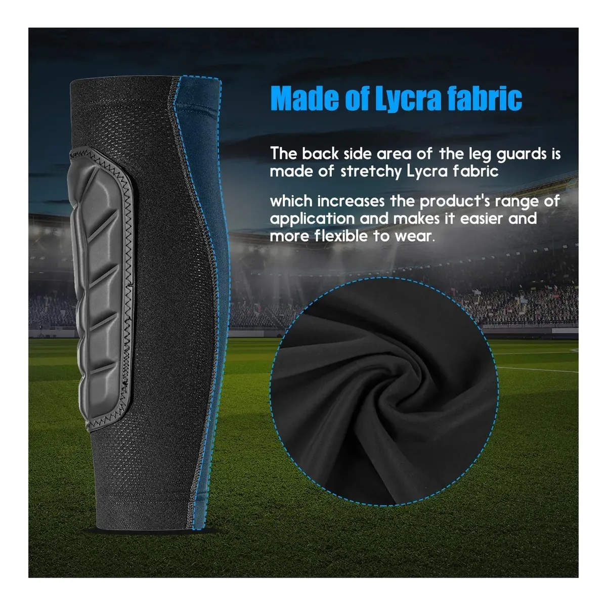 Miniatura 2 de Canilleras De Fútbol Espinilleras Lycrad