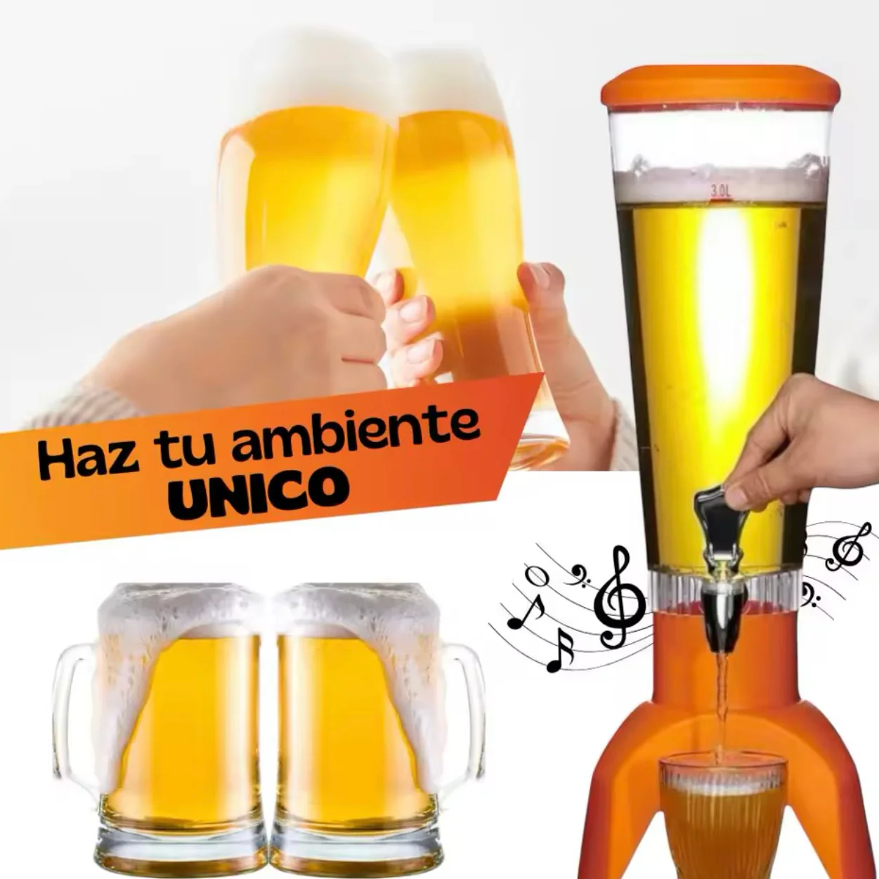 Miniatura 2 de DISPENSADOR DE CERVEZA CON PARLANTE