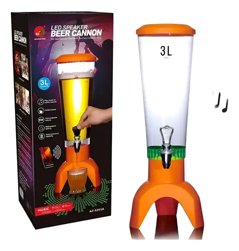 DISPENSADOR DE CERVEZA CON PARLANTE