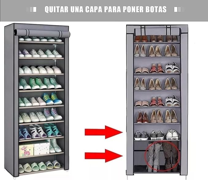 Miniatura 5 de Organizador Zapatero 9 Niveles